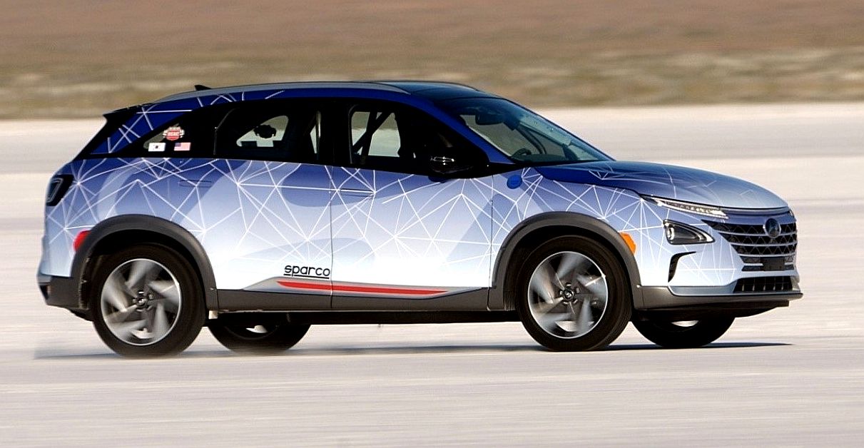 Hyundai Nexo SUV hydrogen fuel cell car